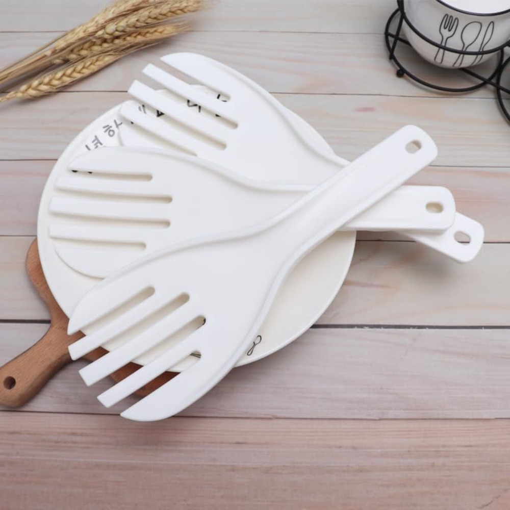 Home Cooking Restaurants - Large White Plastic Rice Paddle Spatula