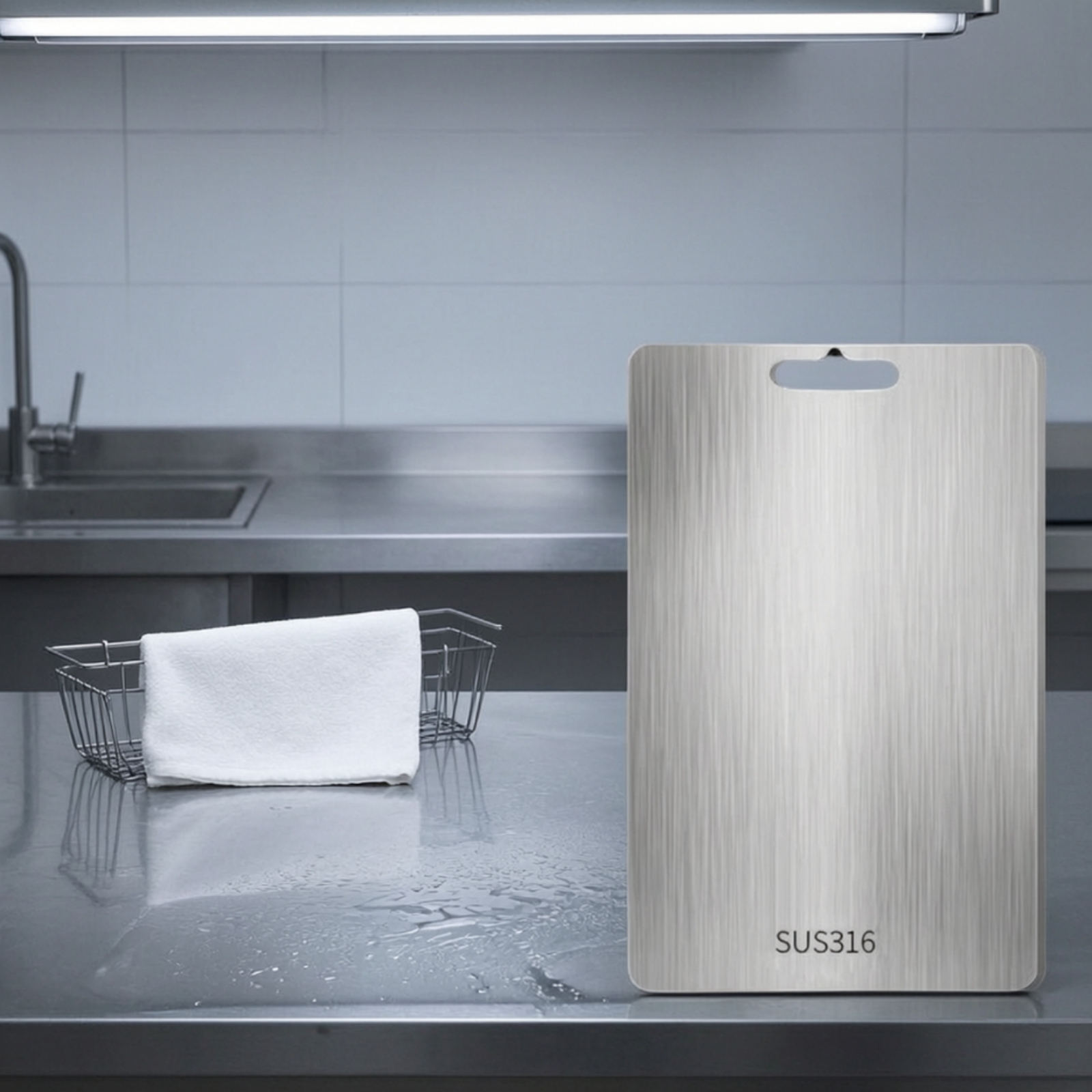 Stainless Steel Cutting Board  – Home Cooking Usa recenzja i cena