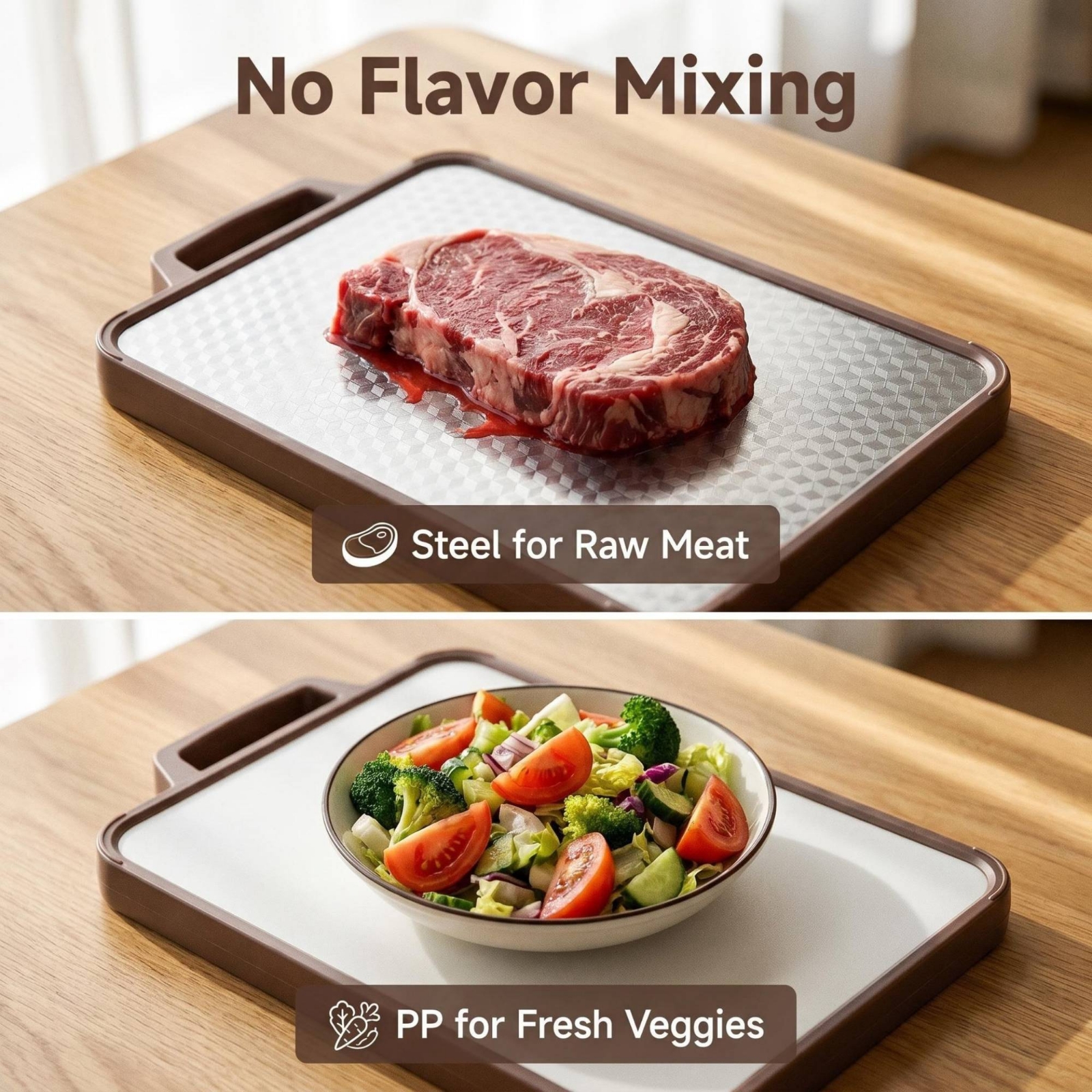 Double-Sided Cutting Board Sta – Home Cooking Usa recenzja i cena