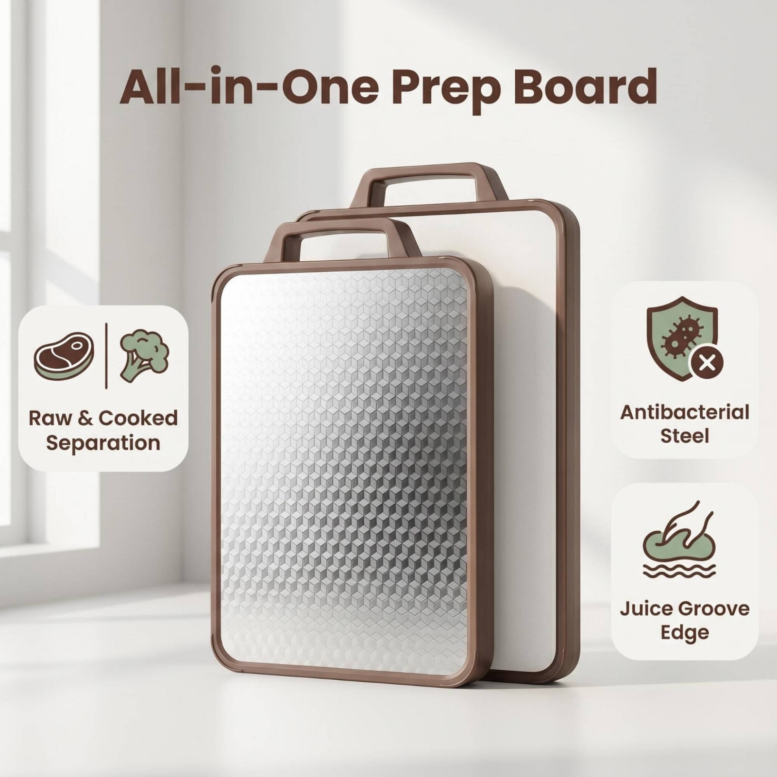 Double-Sided Cutting Board Sta – Home Cooking Usa recenzja i cena