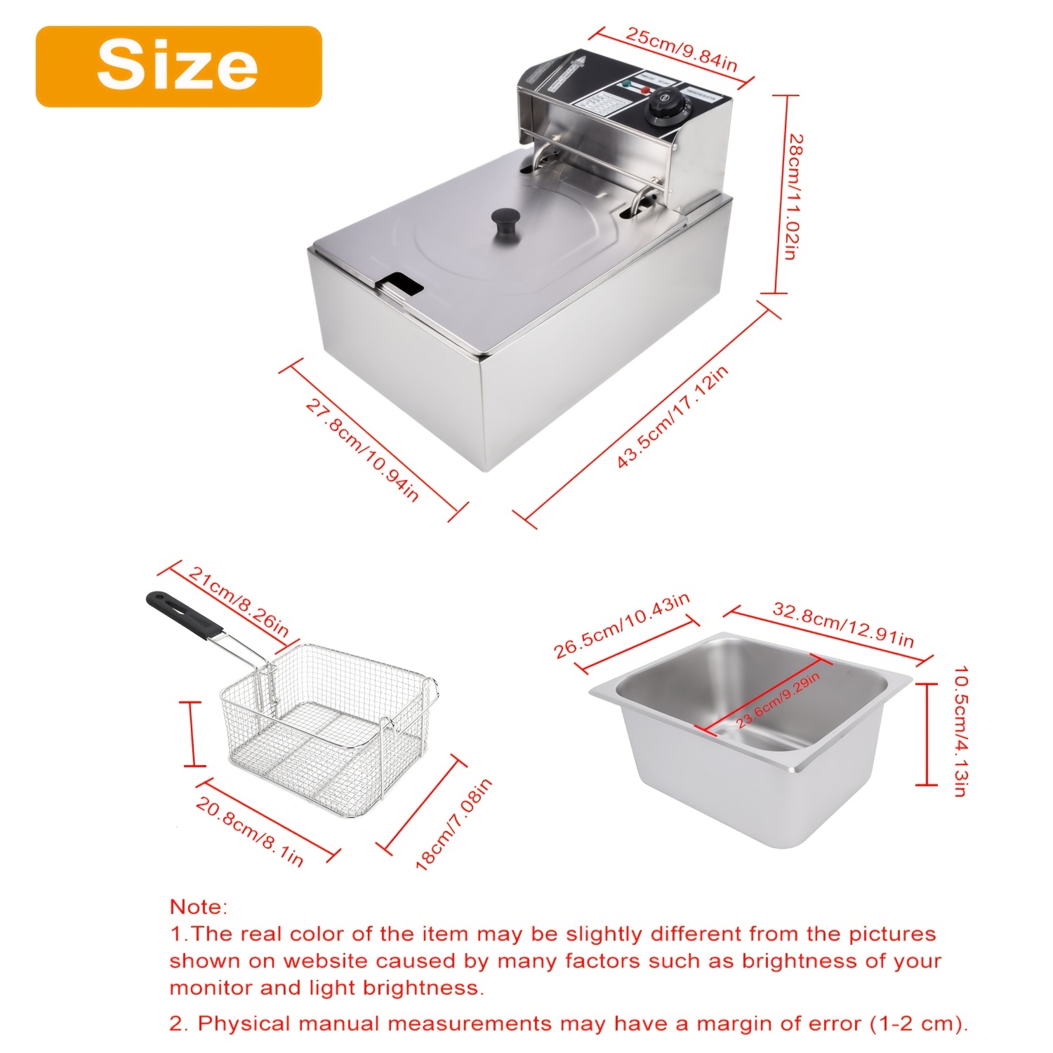 1.59gal Electric Deep Fryer, w – Home Cooking Restaurants recenzja i cena
