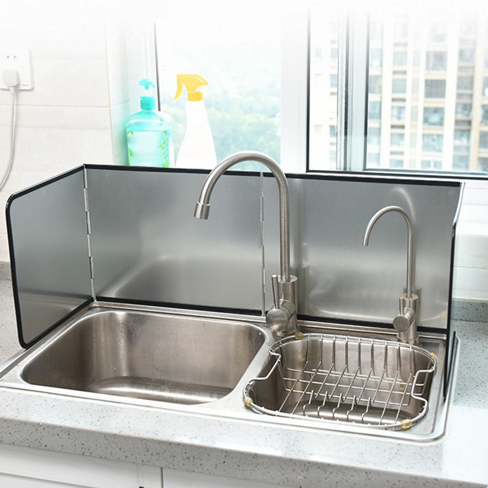 Oil Splash Guard Foldable Anti – Home Cooking Restaurants recenzja i cena