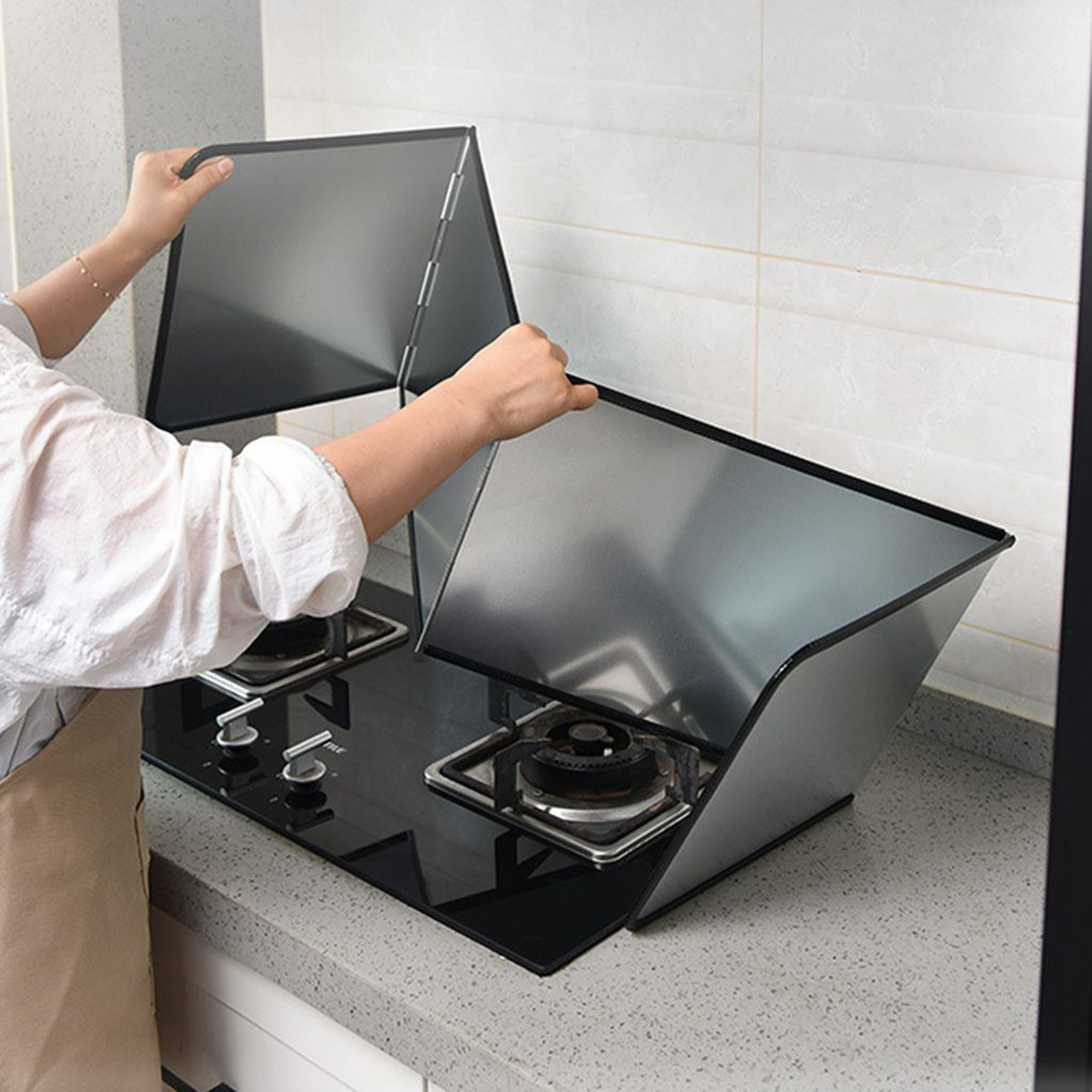 Oil Splash Guard Foldable Anti – Home Cooking Restaurants recenzja i cena